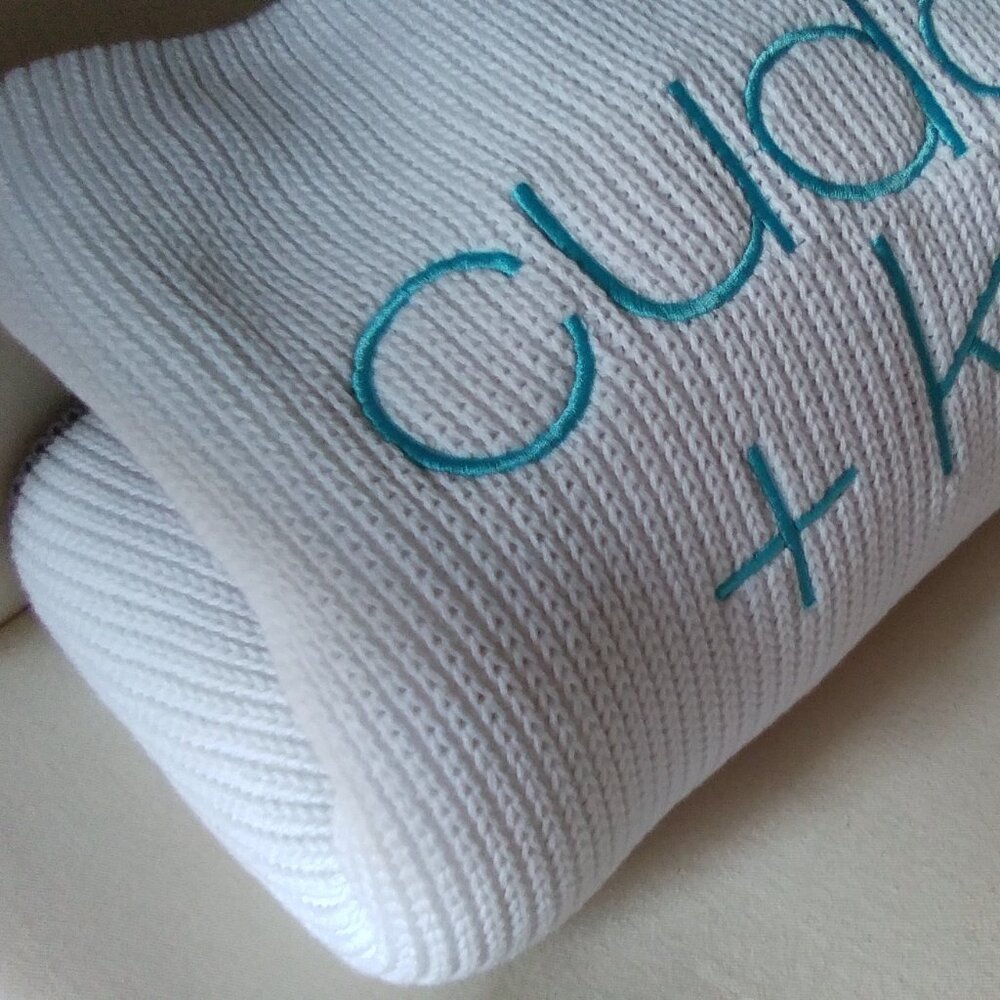100% COTTON Knit Large MERBEN Blanket